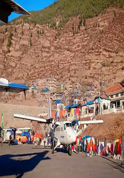 सात महिनापछि हुम्लामा नेपाल एयरलाइन्सको उडान सुरु