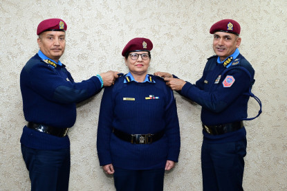 पाँच प्राविधिक प्रहरी अधिकृतलाई दर्ज्यानी चिह्न प्रदान