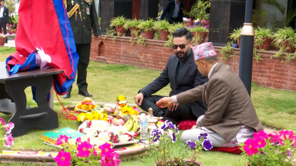 प्रधानमन्त्री बालेन्द्र शाह सरकारी निवास बालुवाटार  प्रवेश
