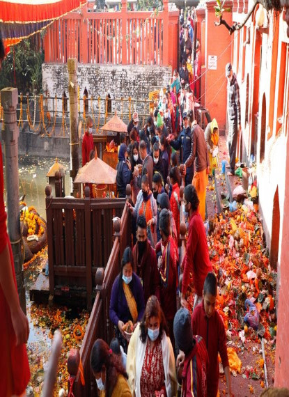 देशभरका नारायण मन्दिरमा भक्तजनको भीड, तुलसीको विशेष पूजा गरिँदै