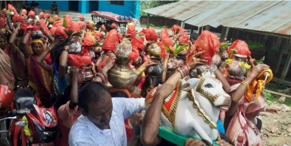 अङ्कुरी महादेव मन्दिरमा ६० किलोको बसाहा