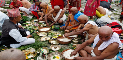 औपचारिकतामा सीमित बन्दै सोह्र श्राद्ध