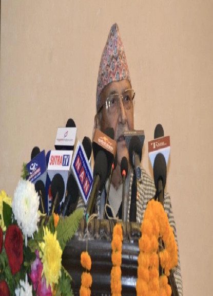 एमालेको कांग्रेससँग अलिकति मात्रै प्रतिस्पर्धा हुन्छ, अरुसँग हुँदैनः ओली