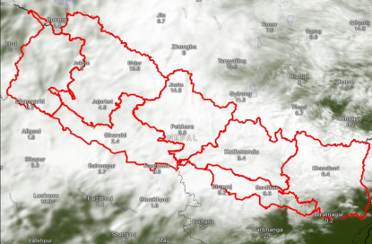 बिहीबारदेखि पुन: वर्षा र हिमपातको प्रक्षेपण