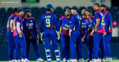 नेपाली क्रिकेट टोलीको बिदाई