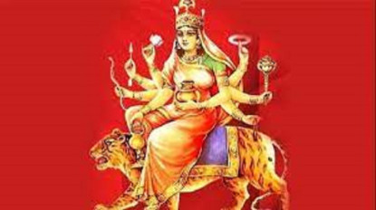 आश्विन शुक्ल चतुर्थी, कुष्माण्डा देवीको पूजा गरिँदै