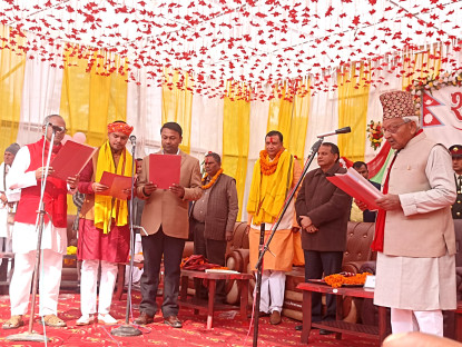 मधेश प्रदेशका मुख्यमन्त्री यादवसहित तीन मन्त्रीले लिए शपथ
