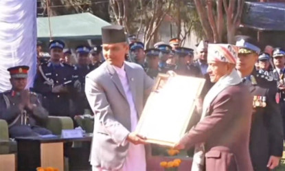 प्रहरीको लाइफटाइम अचिभमेन्ट अवार्ड कृष्णबहादुर रानालाई