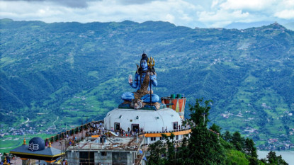 ड्रोनबाट देखिएको पुम्दिकोटको मनमोहक दृश्य (तस्बिरहरू)