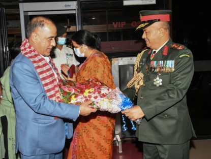 ९ दिने अस्ट्रेलिया भ्रमण सकेर स्वदेश फर्किए प्रधानसेनापति शर्मा