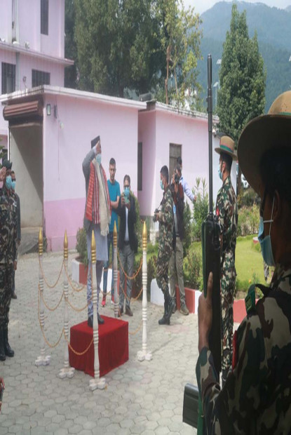 नवनियुक्त कर्णाली प्रदेश प्रमुख परियारद्वारा पदभार ग्रहण