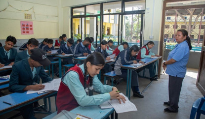 काठमाडौँमा आधारभूत तह परीक्षा सुरु, १९ हजार ११७ जना सहभागी