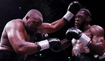 डरेक चिसोरा वाइल्डरसँग पराजित, रोमाञ्चक भिडन्तमा वाइल्डर विजयी