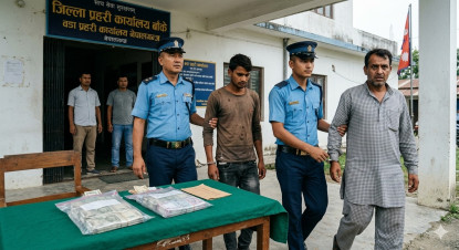 स्रोत नखुलेको ६ लाख भारतीय रुपैयाँसहित दुई जना पक्राउ