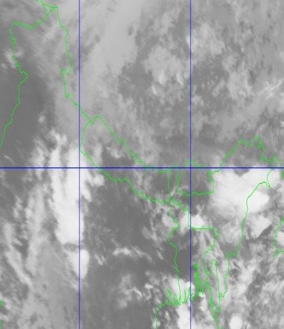 पश्चिमी र स्थानीय  वायुको आंशिक प्रभाव
