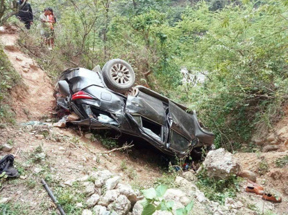 सुदूरपश्चिम प्रदेशका कानुनमन्त्री सवार गाडी दुर्घटना