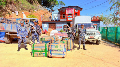 २१ लाख बढीका अवैध सामान बरामद