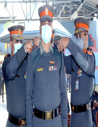 सशस्त्रका ११ एसएसपीलाई दर्ज्यानी चिह्न प्रदान