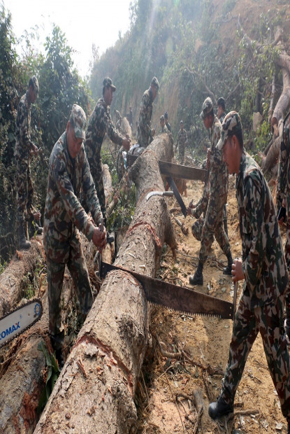 सेनाले गरेको कामको प्रगति ८० प्रतिशत