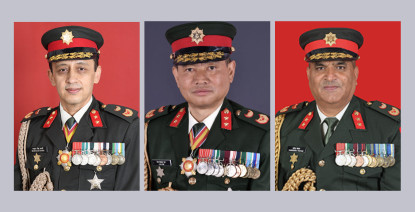 नेपाली सेनाका ६ उपरथीको सरुवा हुँदा ३ पृतनापति फेरिए