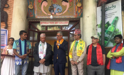 ठमेलमा अन्तर्राष्ट्रिय कला प्रदर्शनी सुरु