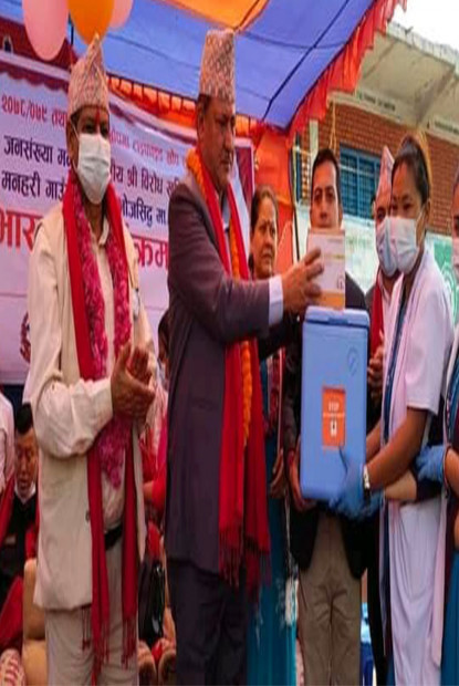 स्वास्थ्यमन्त्री खतिवडाले भने,‘टाइफाइडविरुद्धको खोप ढुक्क भएर लगाउनूहोस्’