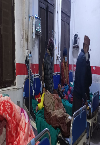 मसला ठानेर खानामा ‘विषादी’ हाल्दा पाँच जना बिरामी