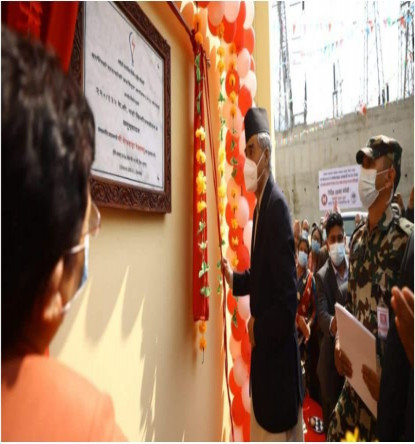 देशकै दोस्रो ठूलो खिम्ती सबस्टेसनको प्रधानमन्त्री देउवाले गरे उद्घाटन