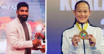 दीपेन्द्रसिंह ऐरी र एरिका गुरुङ वर्ष उत्कृष्ट खेलाडी घोषित