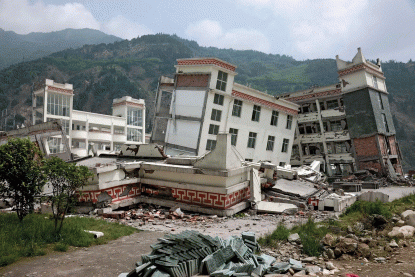 चीनको सिचुवान भूकम्पः ६५ जनाको मृत्यु