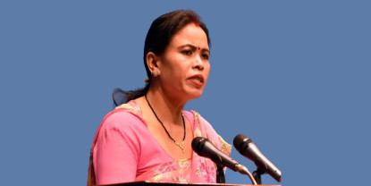 स्वतन्त्र उम्मेदवार बन्ने एमाले नेतृ गंगा चौधरीको घोषणा