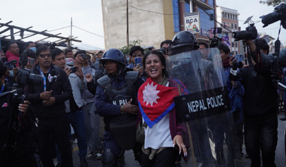 ‘जेनजीको माग सुशासन’ नारासहितको प्रदर्शनमा ५ जना पक्राउ