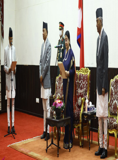 नवनियुक्त मन्त्री बन्दीले लिए पद तथा गोपनियताको शपथ