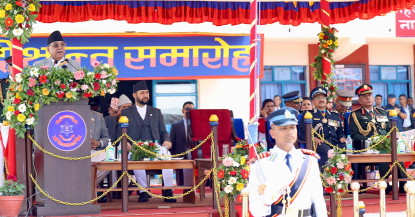 प्रहरीले पदीय दायित्वलाई कुशलतापूर्वक निर्वाह गर्नुपर्नेमा प्रधानमनत्री प्रचण्डको जोड
