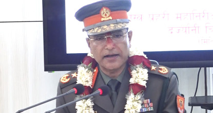 सशस्त्रको मनोबल बढाउँदै परिणाममुखी काम गर्छु : आईजीपी पौडेल