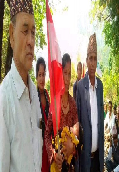 नवजात शिशु बोकेर चुनाव प्रचारमा