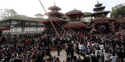 काठमाडौँ उपत्यकामा आज इन्द्रजात्रा पर्व मनाइँदै