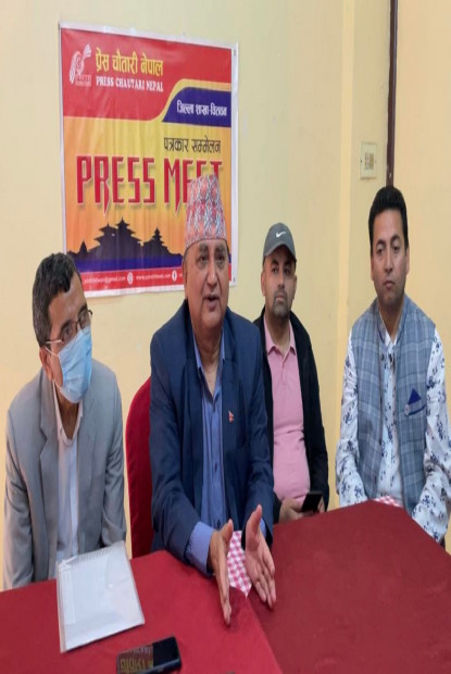 माओवादीसँग गठबन्धन हुँदैन : पोखरेल