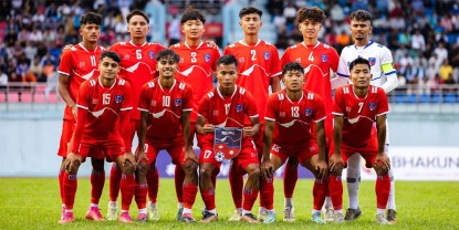 १९ वर्ष मुनिको साफ च्याम्पियनसिपमा आज नेपाल र माल्दिभ्स भिड्ने