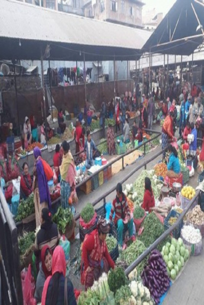 कालीमाटी तरकारी बजारमा बढ्दो जोखिम