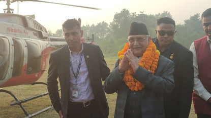 गठबन्धनलाई काउन्टर दिन एमाले अध्यक्ष ओली आज चितवन आउँदै 