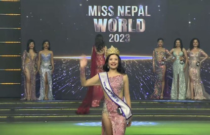 मिस नेपाल-२०२३ काे उपाधि श्रीच्छा प्रधानलाई