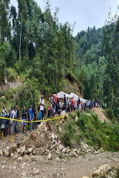 सङ्खुवासभा हत्या प्रकरणः शव धरान लगियो, कुकुरसहित अनुसन्धान टोली घटनास्थलमा
