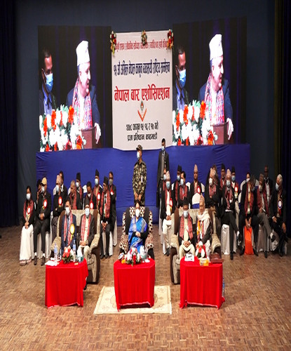 चौबीस बुँदे घोषणापत्र जारी गर्दै कानून व्यवसायीको राष्ट्रिय सम्मेलन सम्पन्न