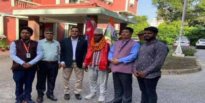  वीरगन्जबाट पैदल यात्रा गरेर भारतको दिल्ली पुगेका शेख सम्मानित