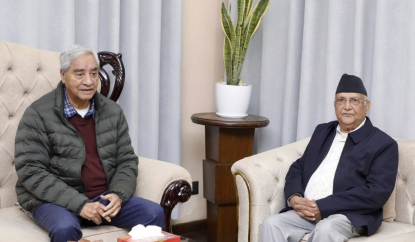 तेस्रो कार्यकालपछि ओली–देउवा भेटवार्ता 