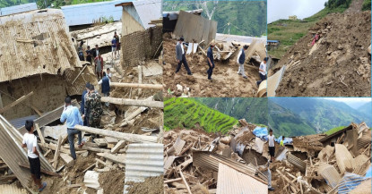 पहिरोमा मृत्यु भएका ११ को सनाखत, २७ अझै बेपत्ता