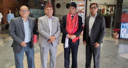 पाँचदिने भ्रमण सम्पन्न गरी स्वदेश फर्किए प्रचण्ड 