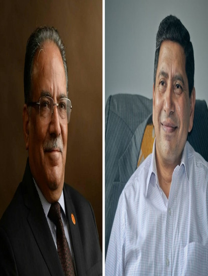 प्रचण्ड र श्रेष्ठबीच भेटवार्ता