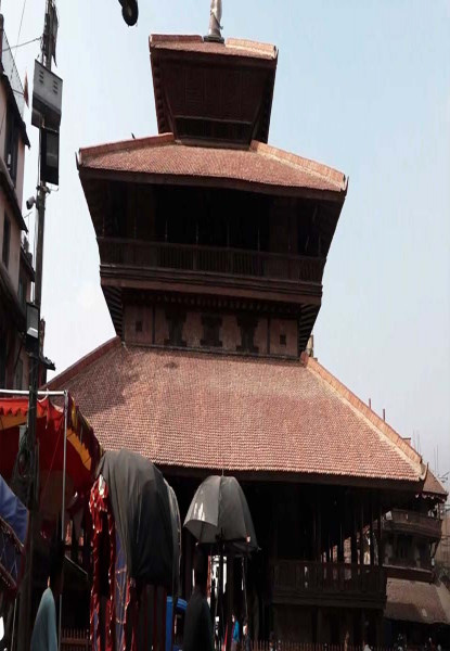 काष्ठमण्डपको पुनर्निर्माण सम्पन्न